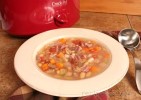 Slow Cooker White Bean and Ham Soup Recipe