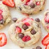 Strawberry Chocolate Chip Cookies - The Recipe Critic