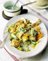 Farmhouse chicken casserole with carrots, leeks and …
