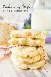 Bakery Style Sugar Cookies - Tastes of Lizzy T