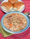 Slow Cooker Ham & White Bean Soup Recipe - So Very …