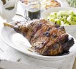 Roast lamb studded with rosemary & garlic recipe | BBC …