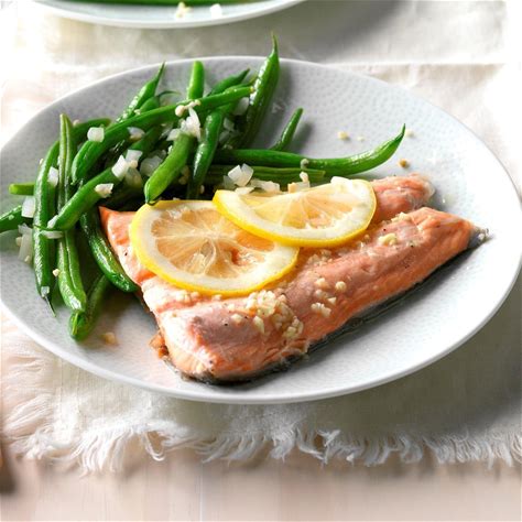 Ginger Salmon with Green Beans