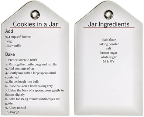 Cookies in a Jar (Recipe & Printable) – Be A Fun Mum