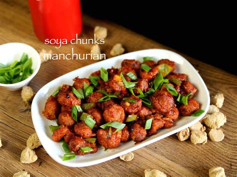 soya manchurian recipe | soya chunks manchurian | dry …