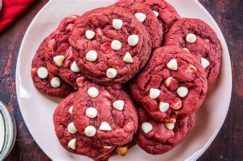 Red Velvet Cookie Recipe (with White Chocolate Chips!)