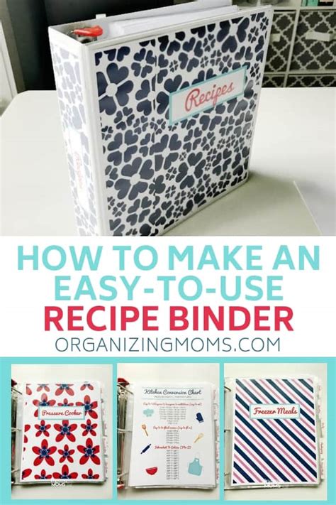 How to Make an Easy-to-Use Recipe Binder - Organizing …