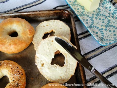 Easy Homemade Bagels - Heather's Homemade Kitchen