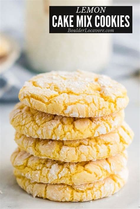 Lemon Cake Mix Cookies – an EASY Cookie Recipe