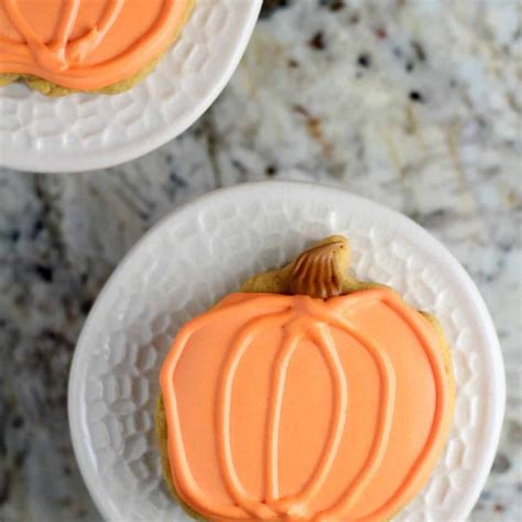 Pumpkin Spice Cut Out Cookies - A Baker's House