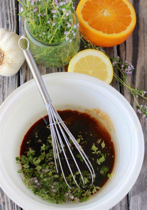 Citrus Thyme Marinade Recipe - Cooking With Ruthie