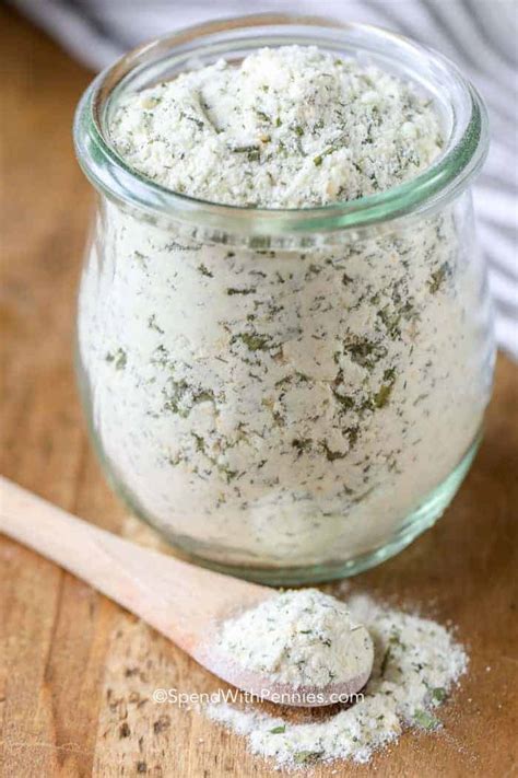 Homemade Ranch Dressing Mix (No MSG!) - Spend with …
