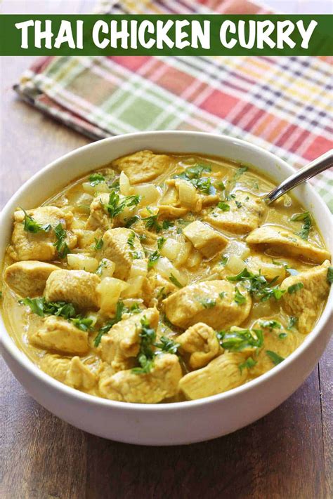 Thai Chicken Curry with Coconut Milk - Healthy Recipes …