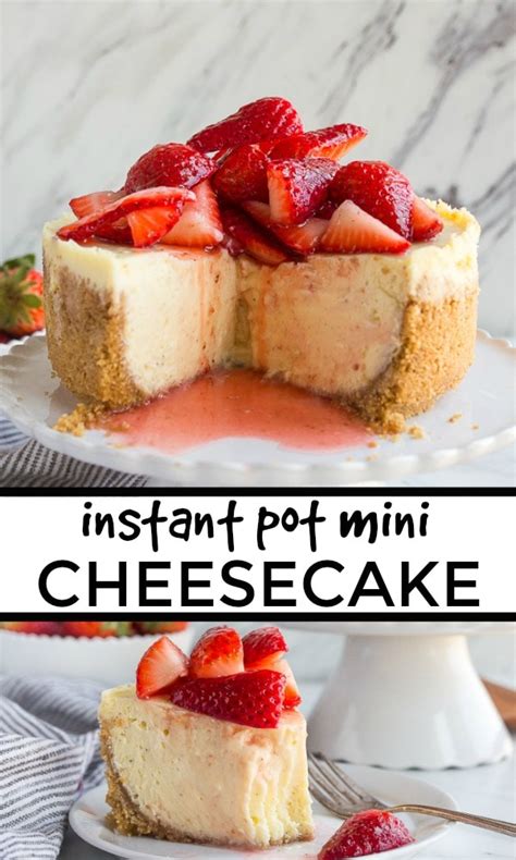 Instant Pot Cheesecake Recipe - Dessert for Two
