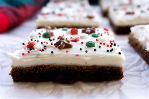 Chewy Gingerbread Bars - Food Folks and Fun