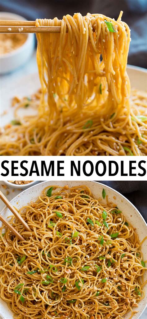 Sesame Noodles - Cooking Classy
