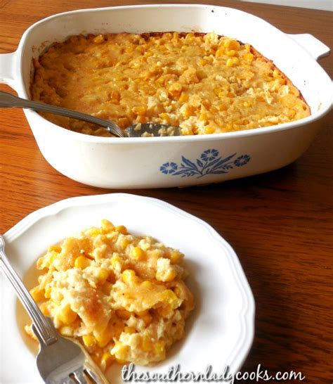 EASY CORN CASSEROLE - The Southern Lady Cooks