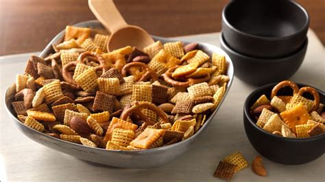 Hot and Spicy Chex™ Party Mix Recipe - BettyCrocker.com