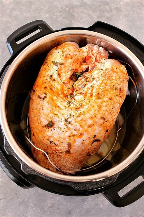 Instant Pot Turkey Breast Recipe - Crunchy Creamy Sweet