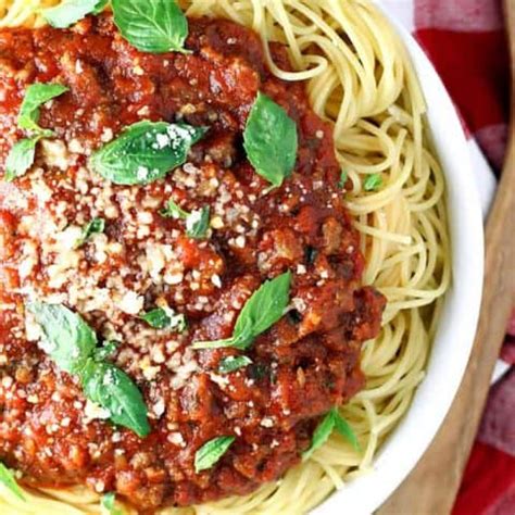 Best Slow Cooker Spaghetti Sauce — Let's Dish Recipes