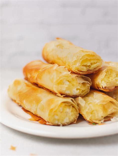 Mum's Extra Crispy Tiropita Rolls (Greek Cheese Pie Rolls)