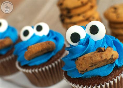 Cookie Monster Cupcakes - Cupcake Diaries