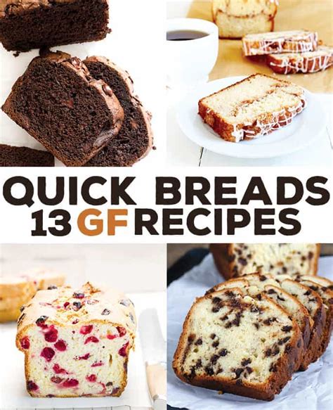 13 Gluten Free Quick Bread Recipes