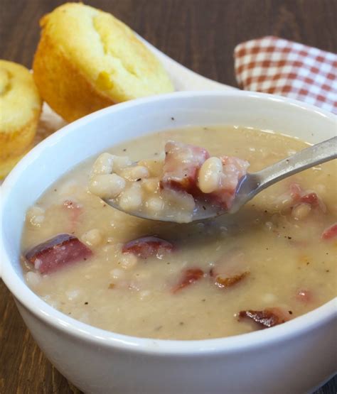 Navy Beans and Ham - My Country Table