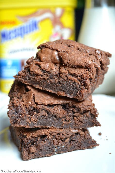 Nesquik Brownies – A Perfect Back to School Treat