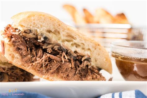 Slow Cooker Shredded Beef Sandwiches - Tastes of …