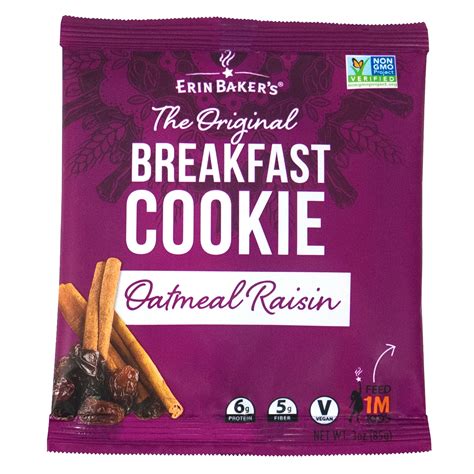Amazon.com : Erin Baker's Breakfast Cookies, Oatmeal …