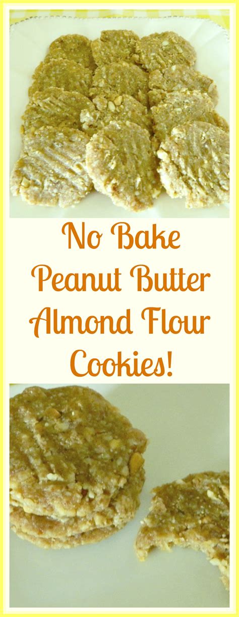 No Bake Peanut Butter Almond Flour Cookies - Pams …