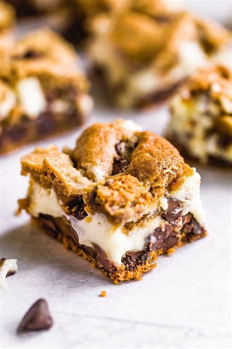 Chocolate Chip Cheesecake Bars - The Cookie Rookie®