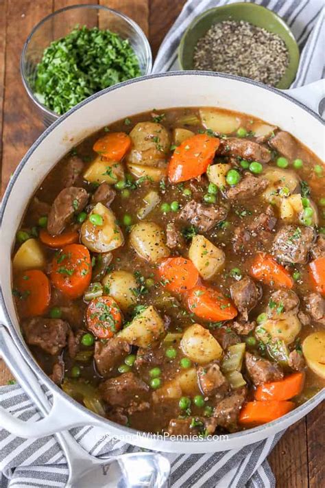 Beef Stew Recipe {Homemade & Flavorful} - Spend With Pennies
