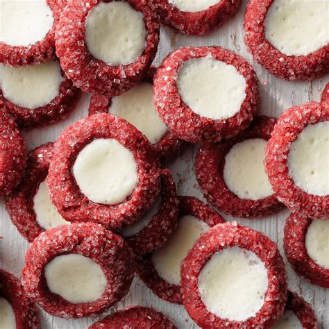 Red Velvet Thumbprint Cookies Recipe: How to Make It