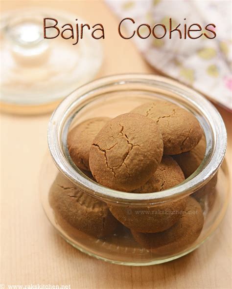 Millet cookies recipe, bajra cookies - Raks Kitchen