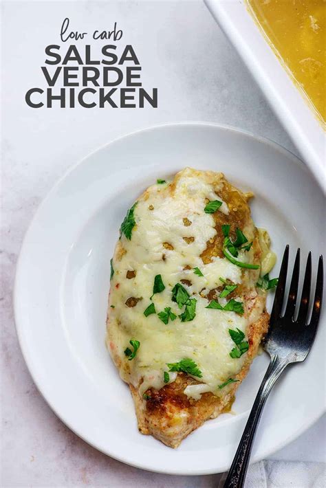Easy Baked Salsa Verde Chicken - That Low Carb Life