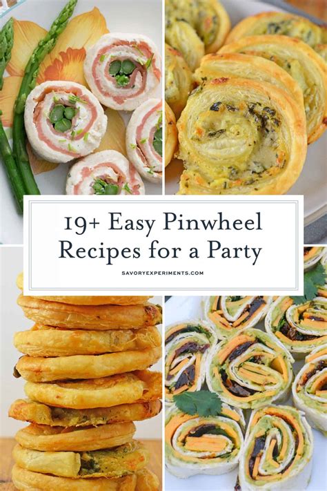 Easy Pinwheel Recipes for a Party - Pinwheel Wrap Recipes