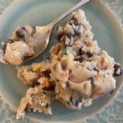 Edible Cookie Dough for One Recipe (Eggless) - The …