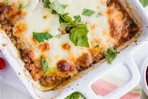 Keto Zucchini Lasagna Recipe- Ketofocus - Keto Recipes