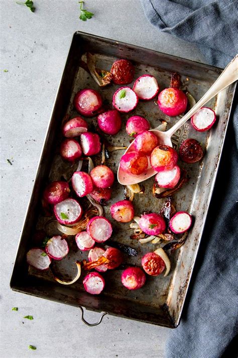 Oven Roasted Radishes - The Wholesome Recipe Box