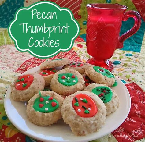 Pecan Thumbprint Cookies - Southern Plate