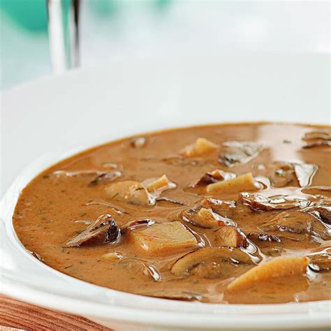 Creamy Hungarian Mushroom Soup Recipe | EatingWell