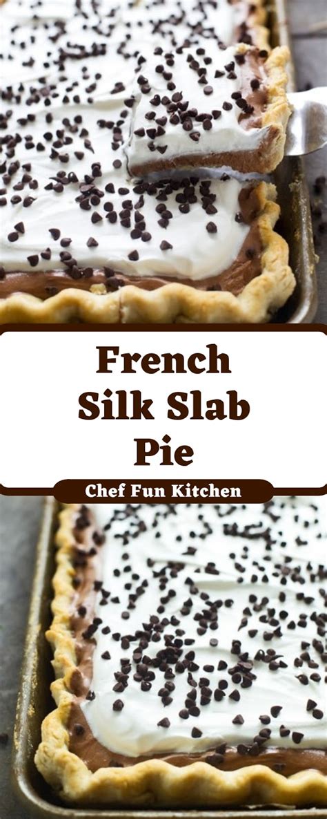 French Silk Slab Pie - Shelia Recipes