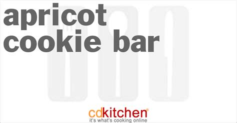 Apricot Cookie Bar Recipe | CDKitchen.com