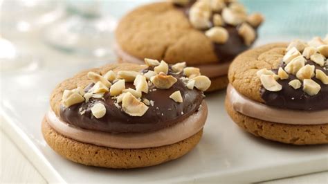 Chocolate-Hazelnut-Peanut Butter Sandwich Cookies …