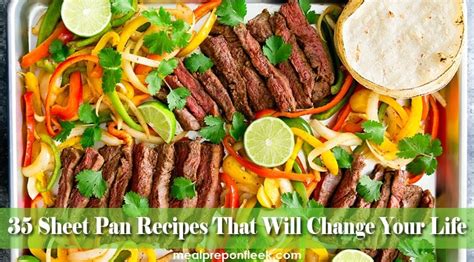 35 Sheet Pan Meal Prep Recipes
