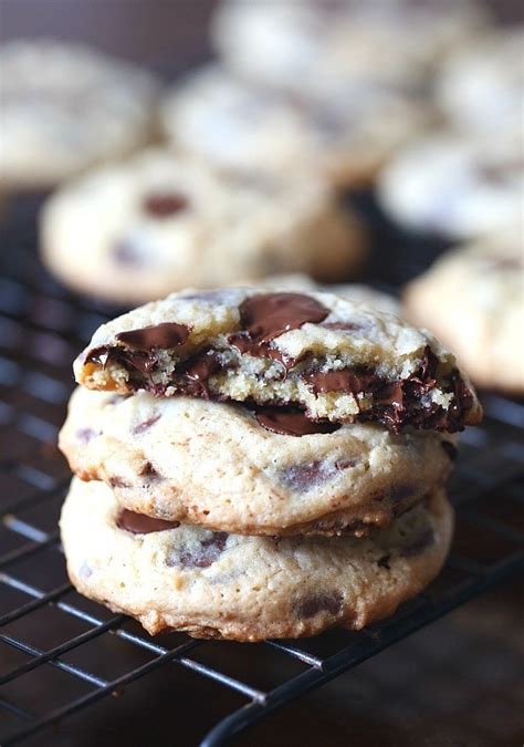 Sour Cream Chocolate Chip Cookies - Cookies and Cups