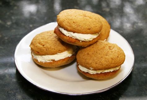 Pumpkin Sandwich Cookies With Cream Cheese Filling …