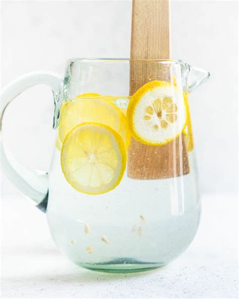 Lemon Water Recipe - A Couple Cooks